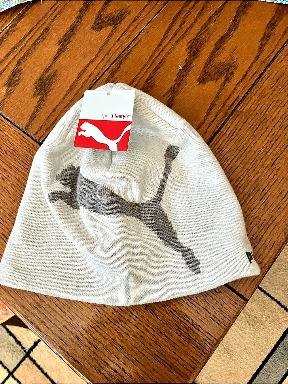 Puma Sportlife Beanie White & Gray